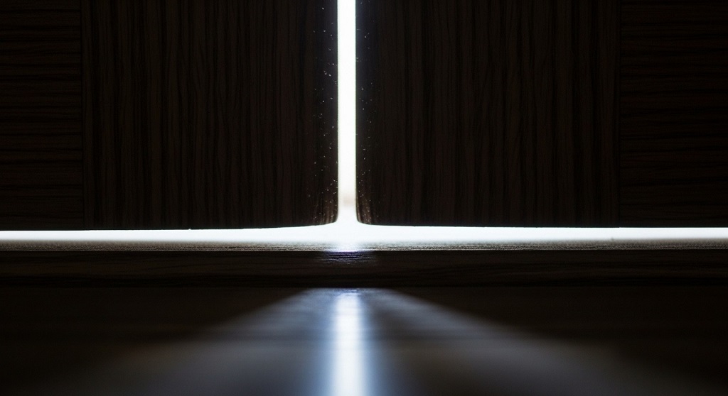 Why is there a gap between my door and frame on the hinge side