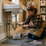 Seattle home basement with insulated pipes and organized plumbing system preventing winter damage