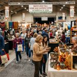 Visitors browsing handmade craft booths at the Maryland Fall Home and Garden Show in October 2026