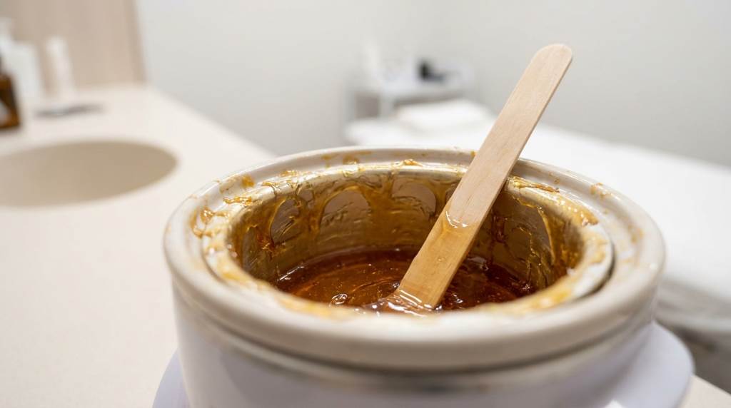 Sanitizing a professional wax warmer pot