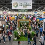 Visitors browsing exhibitor booths at the California Home Show 2026 convention center