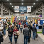 Visitors exploring home improvement displays at the Cleveland Home Show 2027 at the I-X Center in January